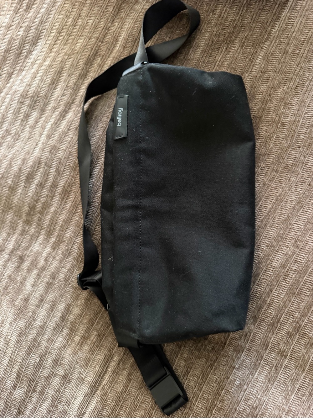Bellroy Black Canvas Belt Bag